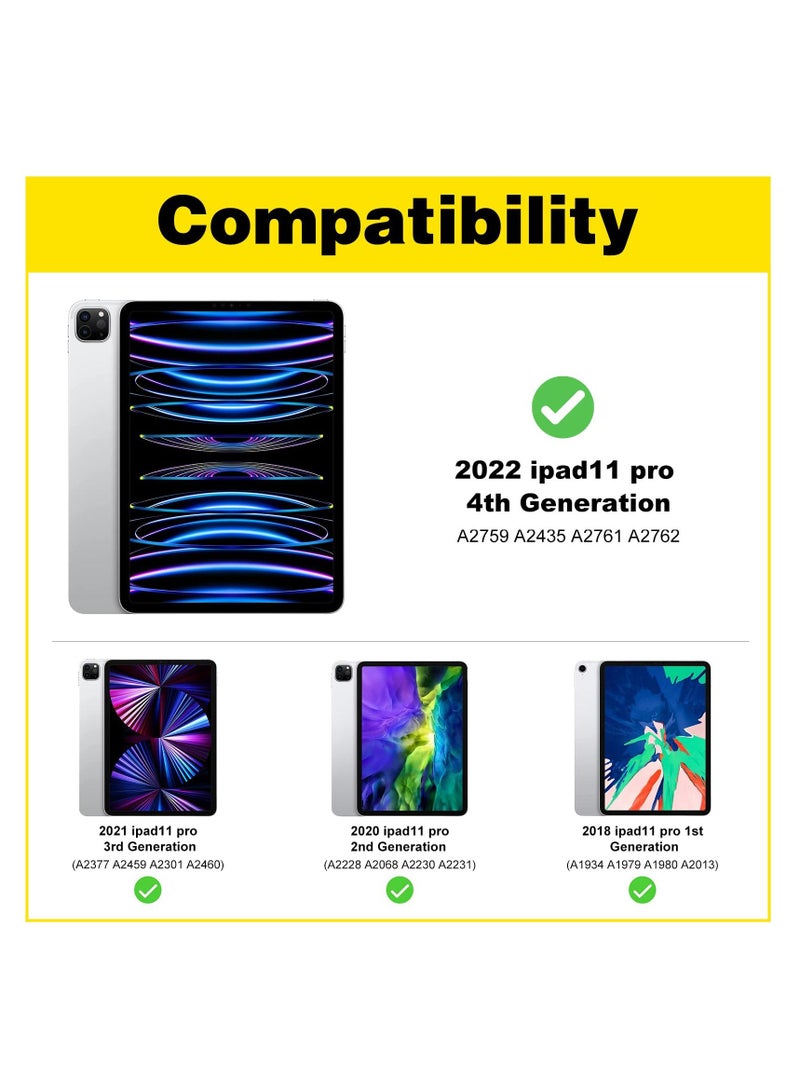 Procases Anti Fingerprint Matte Tempered Glass Screen Film Guard Screen Protector for iPad Pro 11 4th 3rd 2nd 1st Gen - Image 4