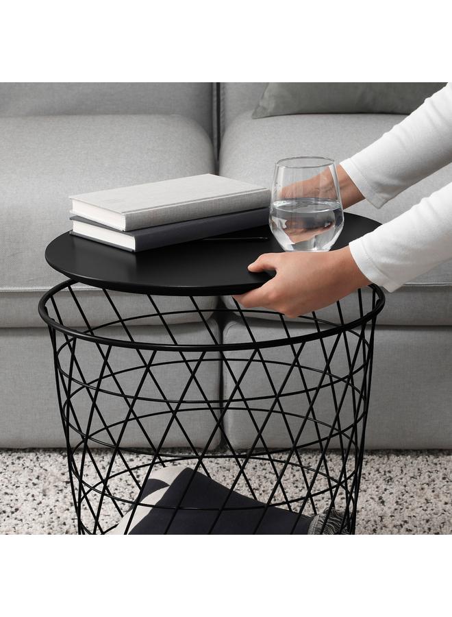 زبون طاولة تخزين، أسود، 44 سم - Image 3