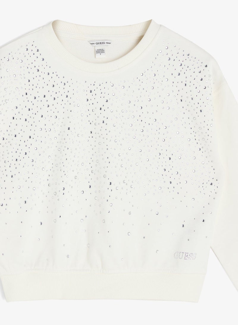 GUESS Kids Oversize Long Sleeve Active Top - Image 4