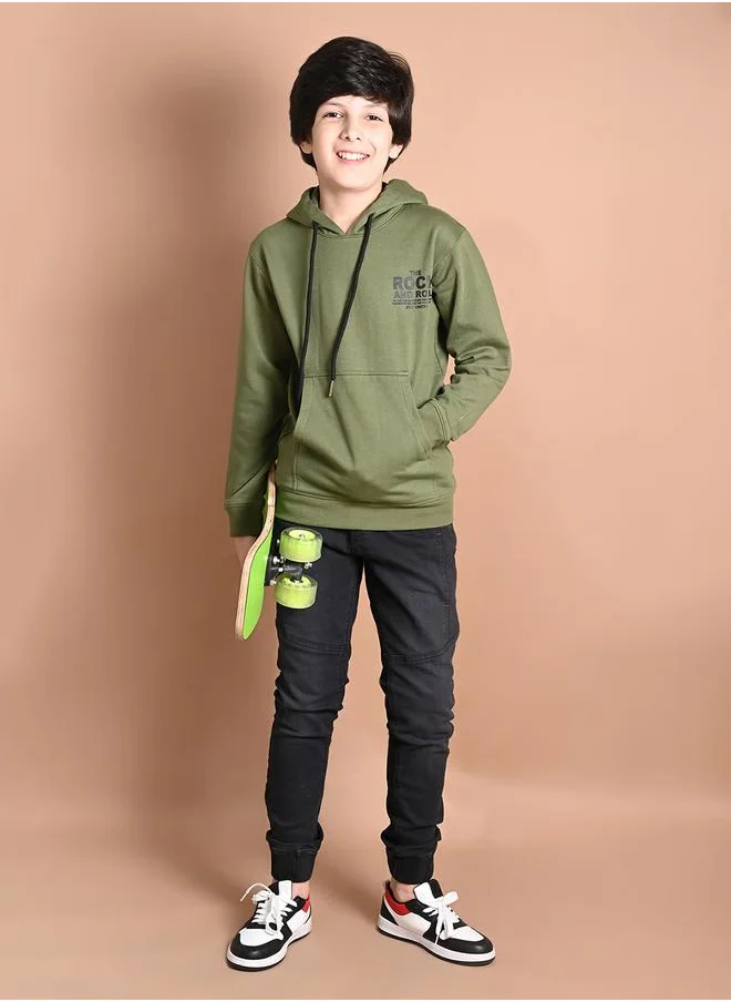 LILPICKS Solid Plain Full Sleeves Sweatshirt