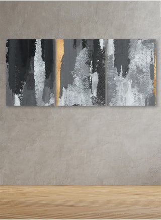 Set Of 3 Framed Canvas Wall Arts Stretched Over Wooden Frame with an Abstract Design - pzsku/ZA0228F87E9CA03468B37Z/45/_/1699164557/bec447ed-135f-4395-ad57-f9ddefb16598