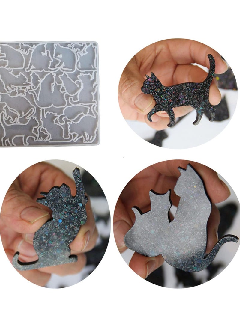 GGOOT Resin Jewelry Molds Keychain Resin Molds Paname-Silicone Mold for Resin Pendants Keychain Earrings Jewelry Making - Image 5