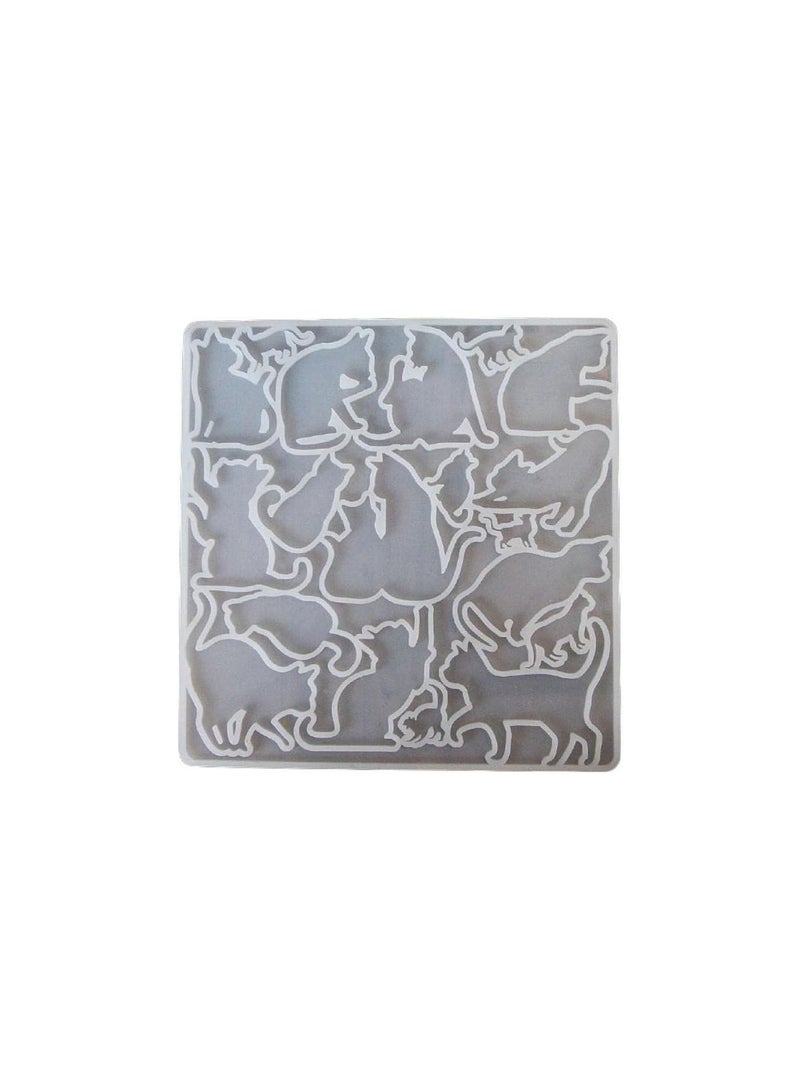 GGOOT Resin Jewelry Molds Keychain Resin Molds Paname-Silicone Mold for Resin Pendants Keychain Earrings Jewelry Making - Image 1