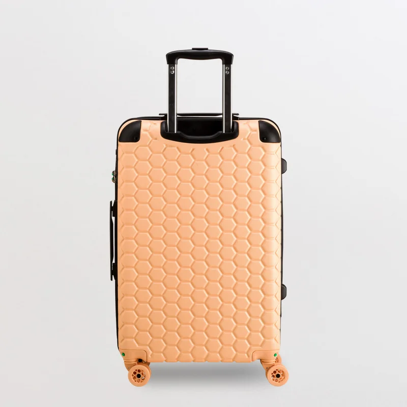 Carpisa Peach Hard Trolleys M-Gotech Green Fw  | Best Price UAE