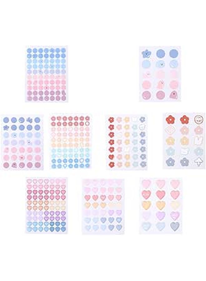 DIY Decorative Planner Stickers Set 9pcs Sundae Bubbles Cream for Scrapbooking Journaling - Image 1