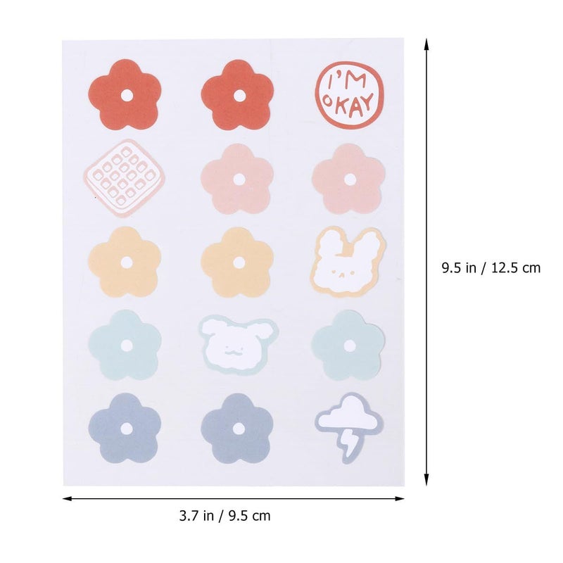 DIY Decorative Planner Stickers Set 9pcs Sundae Bubbles Cream for Scrapbooking Journaling - Image 3