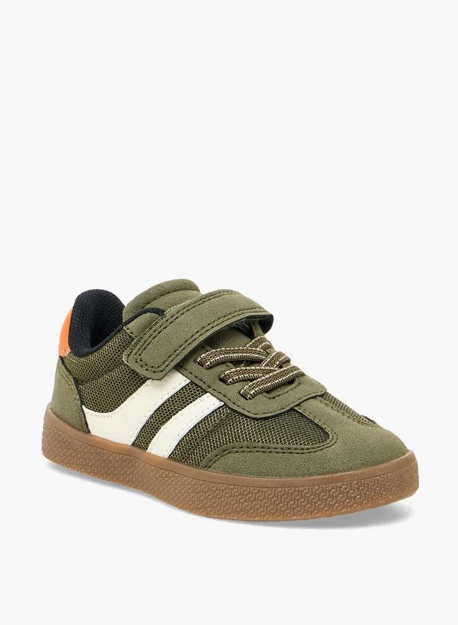 جونيورز Boys Hook & Loop Ankle School Sneakers