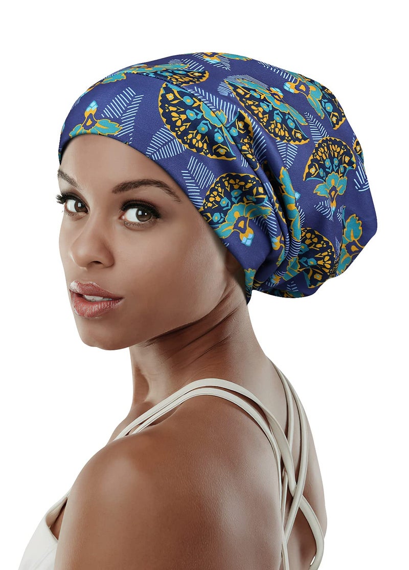 FocusCare Women's Slap Hat,Satin Lining Oversized Natural Hair Sleeping - Image 5