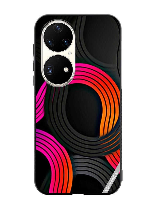 VR CREATIVE Protective Case Cover For Huawei P50 Pro Flower Design Multicolour - Image 1