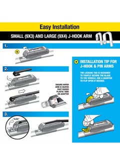 Rain-X 5079281-2 Latitude 2-In-1 Wiper Blades, 26 Inch Windshield Wipers (Pack Of 1), Automotive Replacement Windshield Wiper Blades With Patented Rain-X Water Repellency Formula  - Image 2