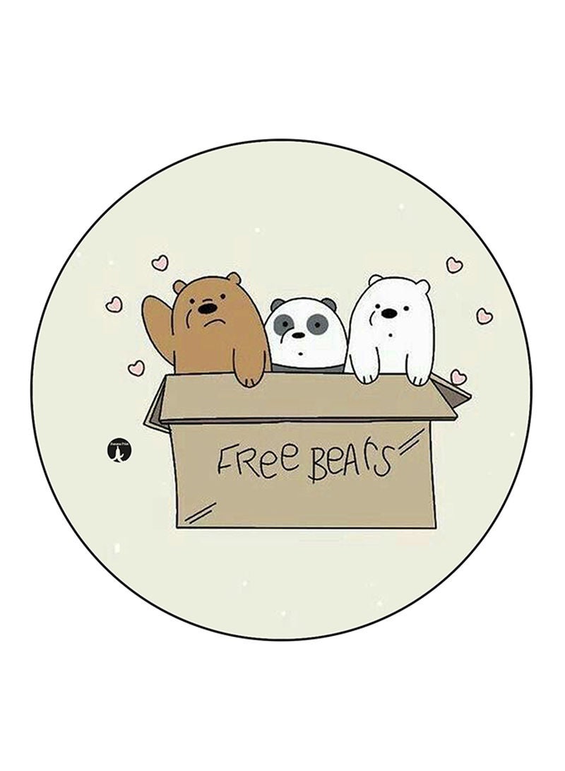 RKN We Bare Bears Printed Fridge Magnet Multicolour - Image 1