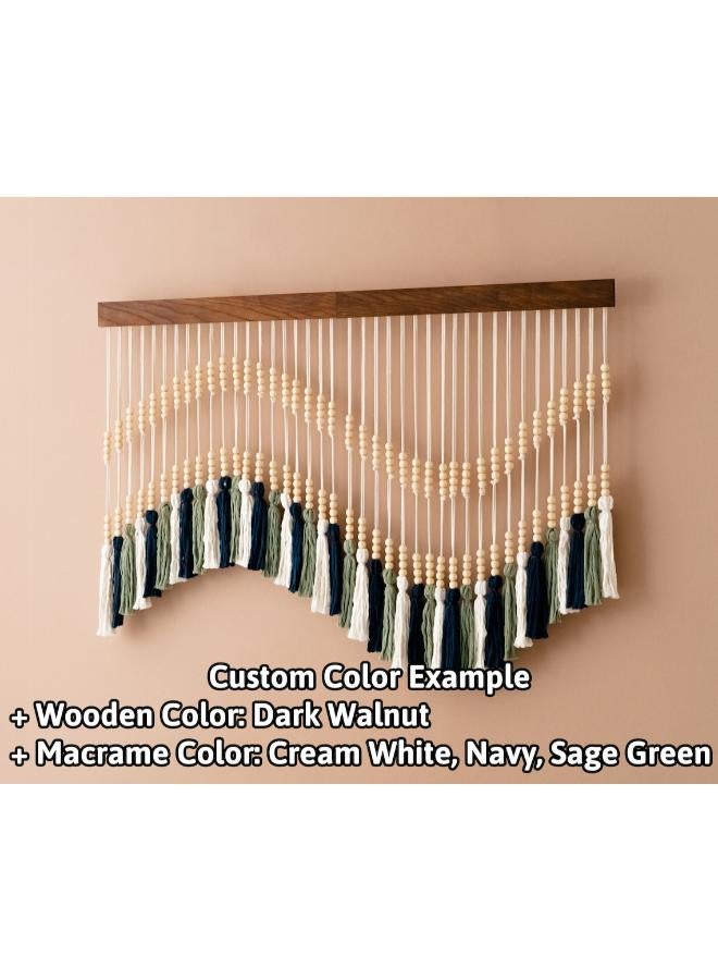 انتيكيانو مكرمية معلقة على الحائط، على الطراز البوهيمي - Image 2