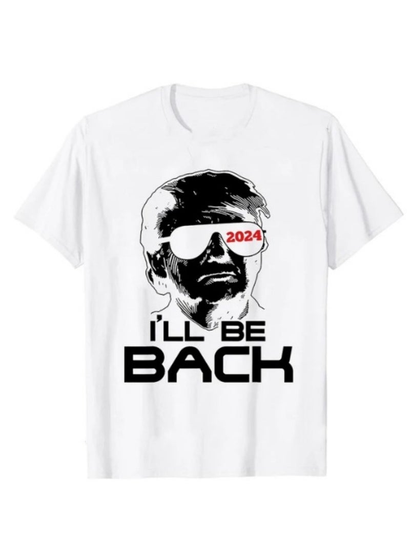 KUYING New Trump Print Short Sleeved Shirt - Image 1