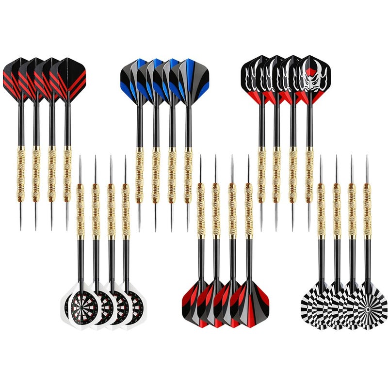 Accmor Metal Tip Darts, Steel Tip Darts, Professional Metal Darts, Darts Metal Tip Set, Metal Darts for Dartboard,24 pcs ï»¿ - Image 1