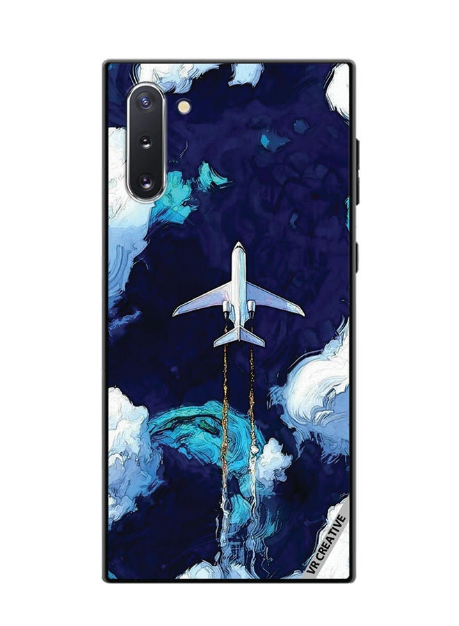 VR CREATIVE Protective Case Cover For Samsung Galaxy Note10 5G Aeroplan Design Multicolour - Image 1