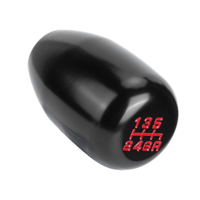 Car Universal Modification Manual Knob Gear Shift Head Shifter 6 Speed (Black) - Image 3