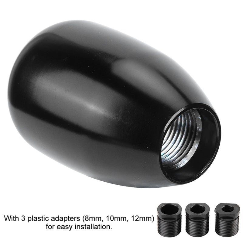 Car Universal Modification Manual Knob Gear Shift Head Shifter 6 Speed (Black) - Image 4