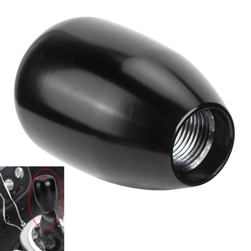 Car Universal Modification Manual Knob Gear Shift Head Shifter 6 Speed (Black) - Image 2