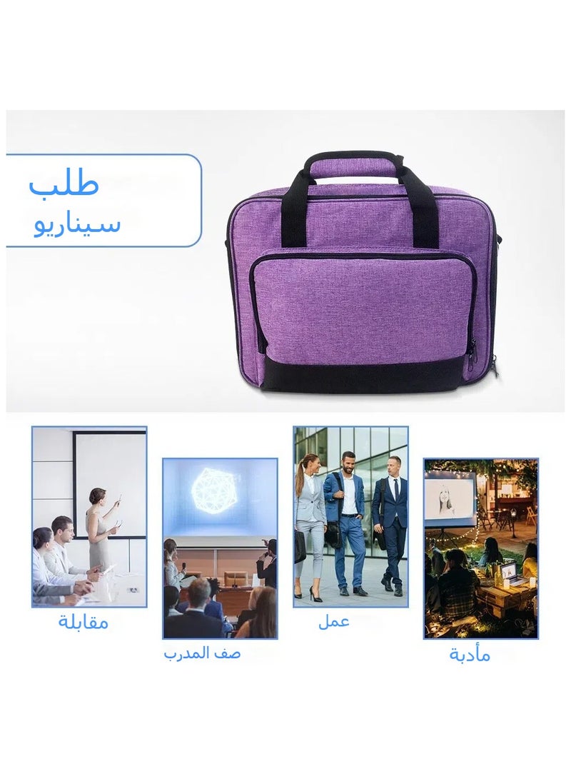 general Crossbody Portable Multi-function Projector Dustproof Storage Bag Home AV Cable Remote Control Accessories Storage Bag - Image 3