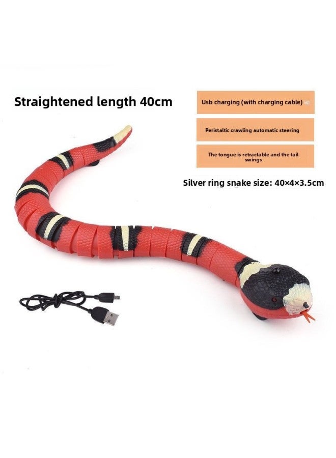 Net Red Toy Cobra Fake Snake Simulation Remote Control Caterpillar Crawling Remote Control Snake Electronic Children's Toy Cockroach Toy