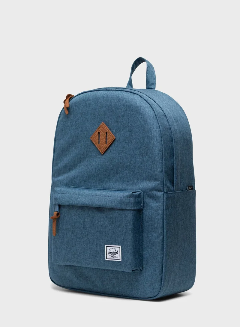 Herschel Heritage600D Polyestercopen Blue Crosshatch