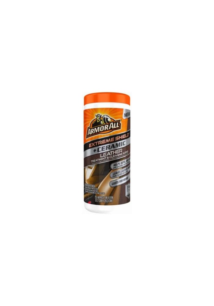 ARMOR ALL مناديل معالجة الجلد السيراميكية Armor All Extreme Shield، 25 قطعة - Image 1