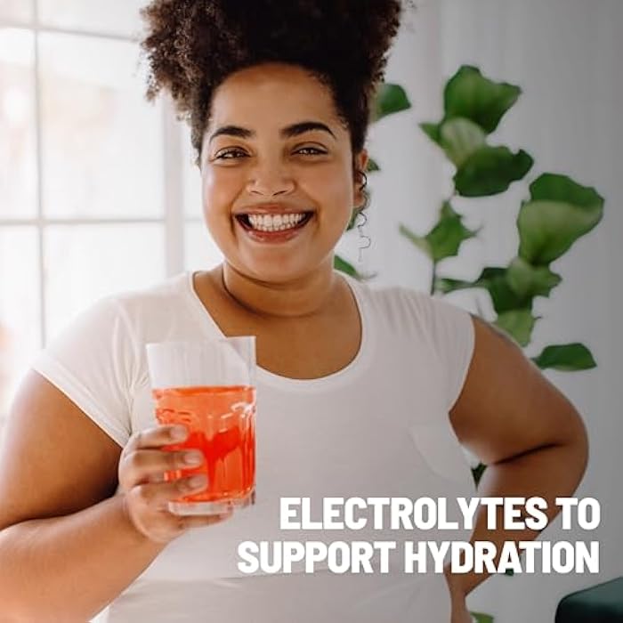 SlimFast Hydration Packets, Intermittent Fasting Electrolytes, Drink Mix Packets, Intermittent Fasting Powder, Energy Powder Drink Mix, Caffeine, Electrolytes for Hydration, Fruit Punch (12 Count) - Image 5