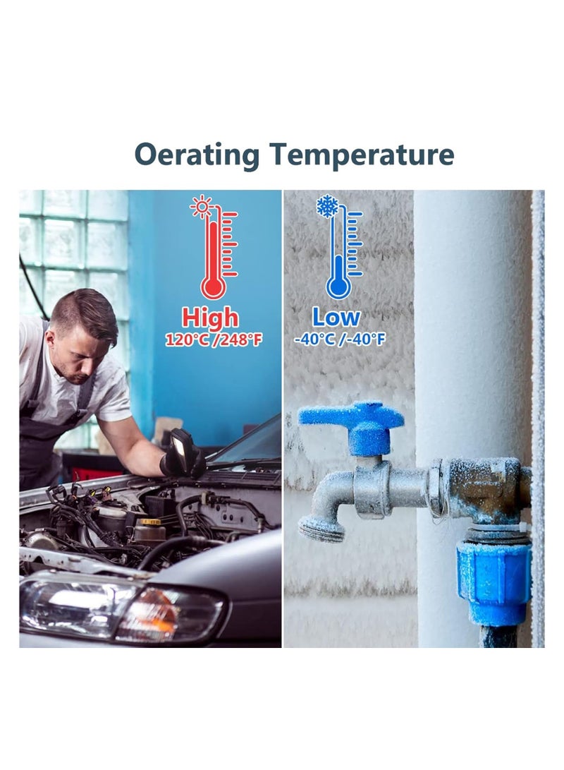 VIUAUAX 360 Pcs Rubber O-Rings Assortment Kit,24 Sizes Nitrile Rubber O-Rings Sealing Kits,Assorted Metric Sealing Washer for Automotive Faucet Pressure Plumbing Sealing Repair - Image 3