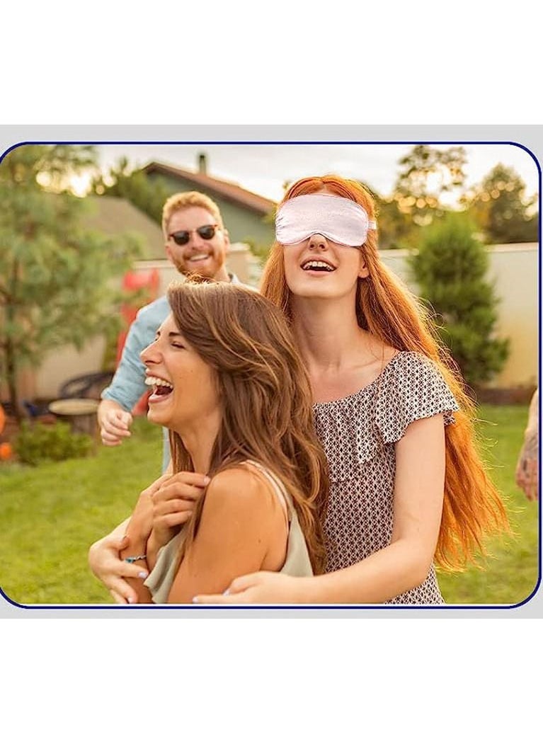 3pcs Dressing Up Blindfold Mask Eye Cover With Elastic Strap