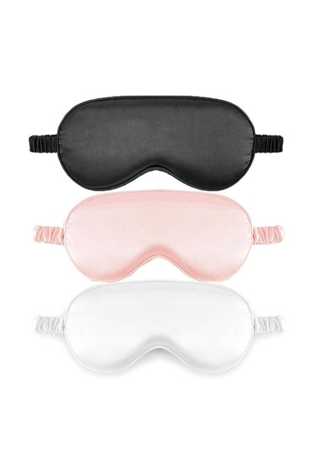 3pcs Dressing Up Blindfold Mask Eye Cover With Elastic Strap