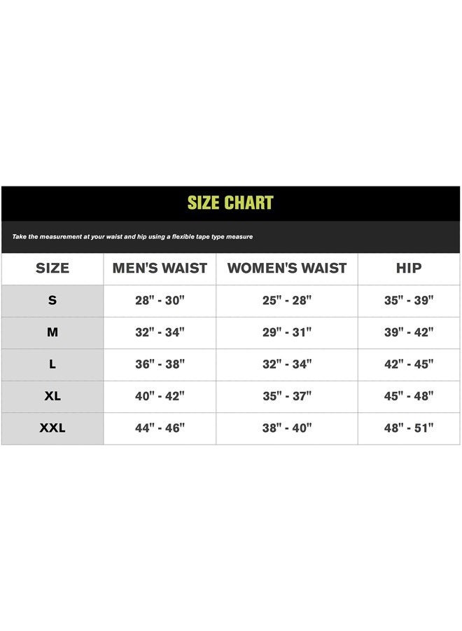 Saunders دعم الظهر S'port مع شورت ضغط أبيض: للرجال، كبير جداً (الخصر: 40" - 42") - Image 2