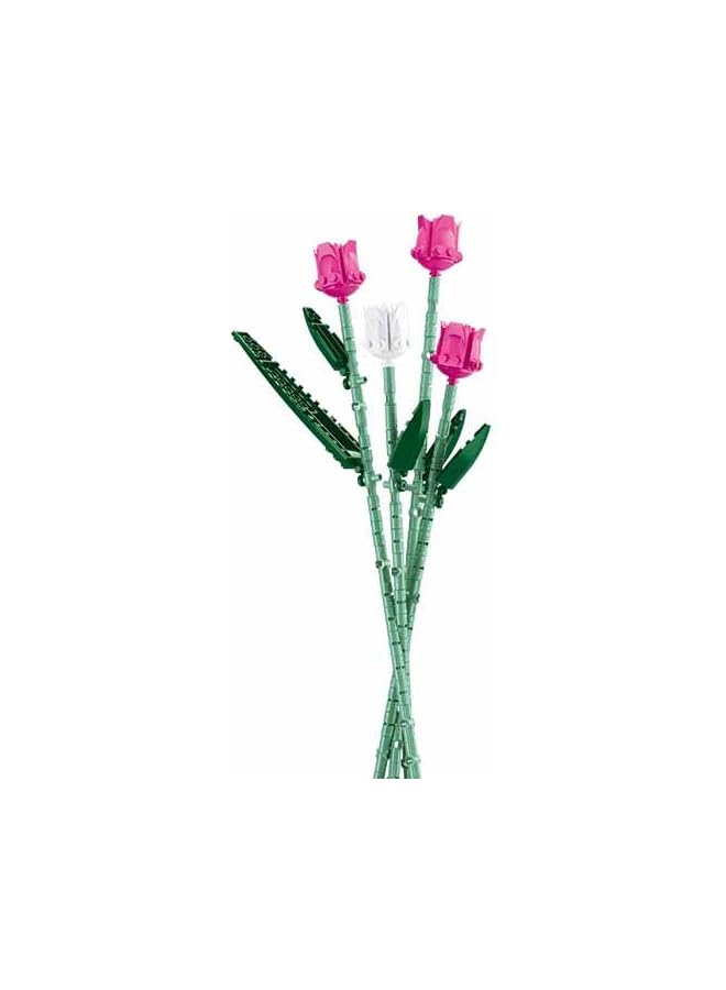 erorex Flower Vase Building Kit A Unique Flower Container With 203 Pcs And Flowers Tulip - Image 2