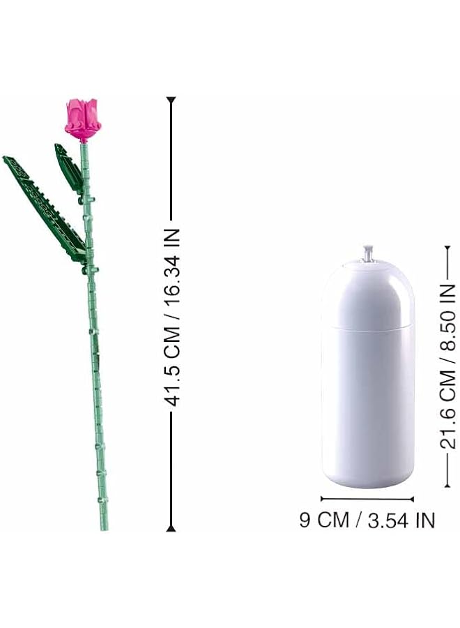 erorex Flower Vase Building Kit A Unique Flower Container With 203 Pcs And Flowers Tulip - Image 4