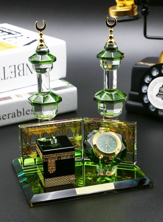 MHONGWEI Islamic Element Handicrafts, Home Decoration Gifts, Simplified Architectural Souvenirs, High-end Office Desktop Ornaments - Image 1