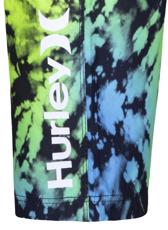 Hurley Boys' Board Shorts, Northern Lights Tie Dye, 4T - Image 3