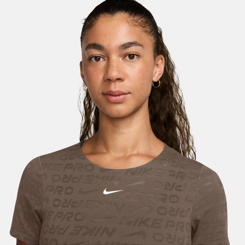Nike Brown Women's Pro Dri-FIT Crop Top for Women | Best Price UAE