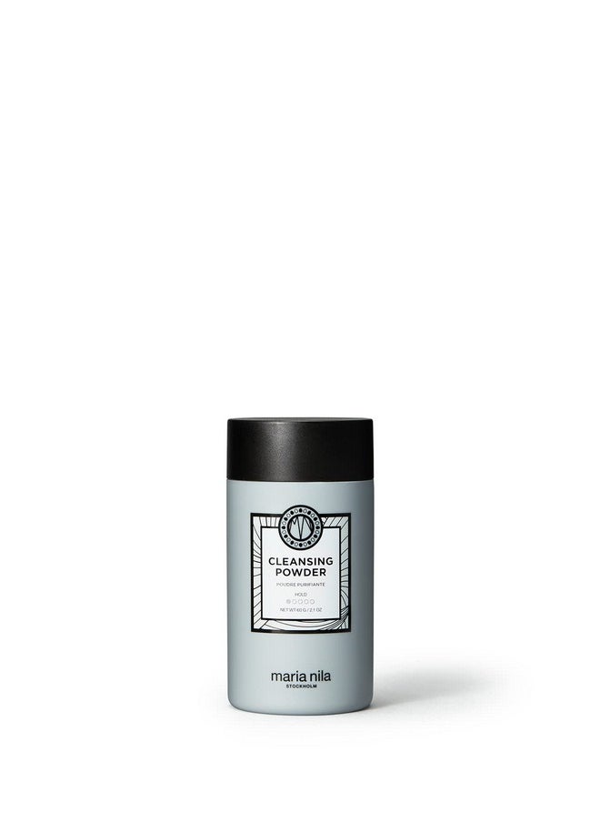 Maria Nila - Cleansing Powder 60 G Refreshes Hair & Scalp Absorbs Fats Oils & Product Residue 100% Vegan & Sulfateparaben Free - Image 1