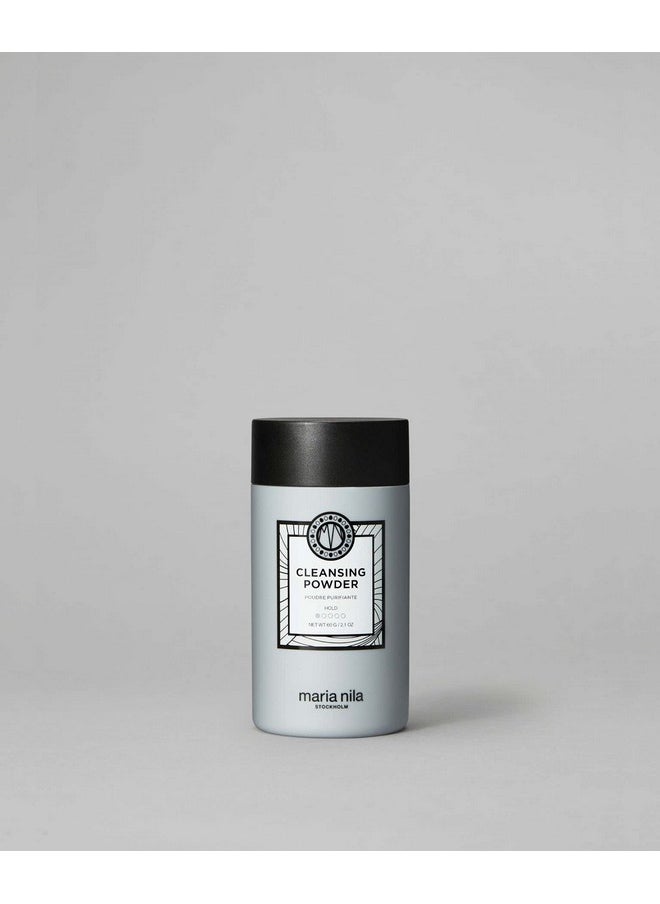 Maria Nila - Cleansing Powder 60 G Refreshes Hair & Scalp Absorbs Fats Oils & Product Residue 100% Vegan & Sulfateparaben Free - Image 1