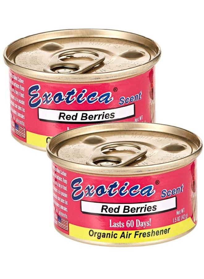 EXOTICA EXOTICA Organic Air Freshener Value Pack 2 count - Red Berries  - Image 1