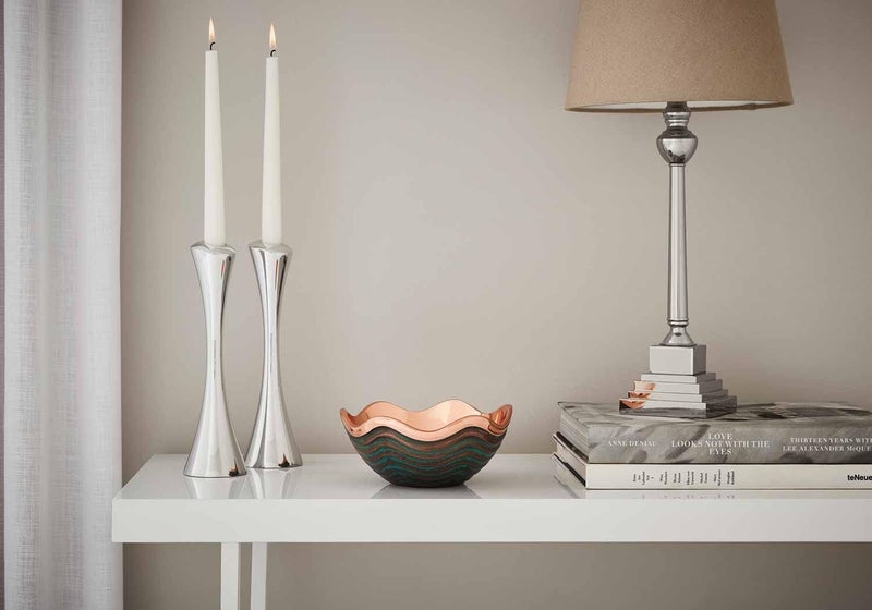 Nambe Copper Canyon Collection Bowl - 2.5 Quart Capacity, 10" x 4.25", Copper Coated Alloy, Designed by Lisa Smith - Image 5