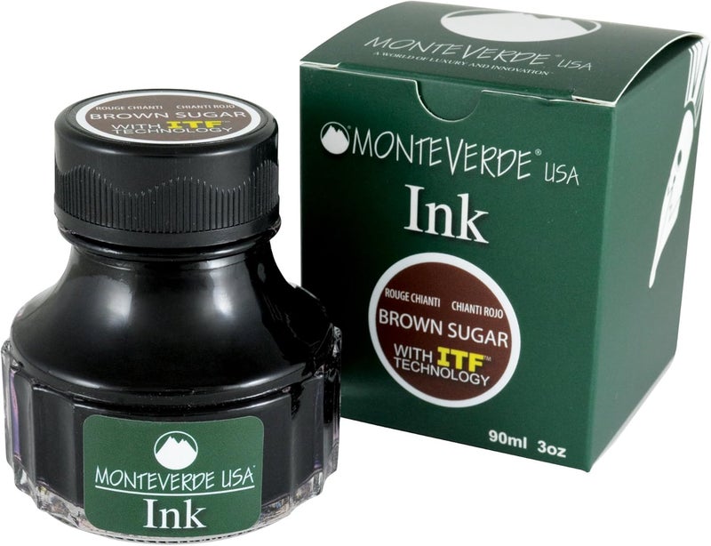 Monteverde USA Ink with ITF Technology, 90 ml Brown Sugar (G308BS) - Image 4