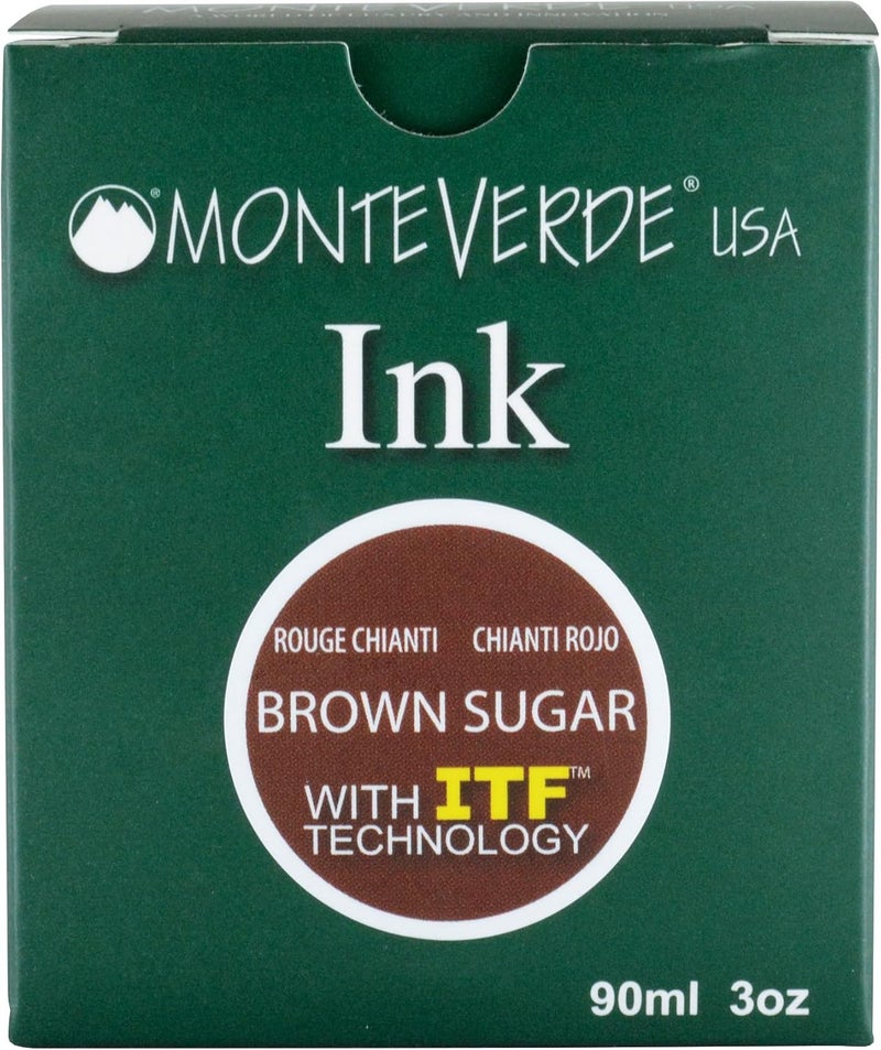 Monteverde USA Ink with ITF Technology, 90 ml Brown Sugar (G308BS) - Image 5