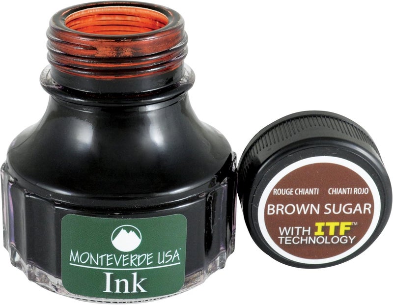 Monteverde USA Ink with ITF Technology, 90 ml Brown Sugar (G308BS) - Image 3