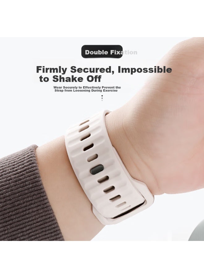 Bho Compatible Apple Watch Band For Apple Watch S11/ultra, 3-step Silicone Strap For Iwatch S10/9/8/7/6/se3/2/1 Sports Watch Band