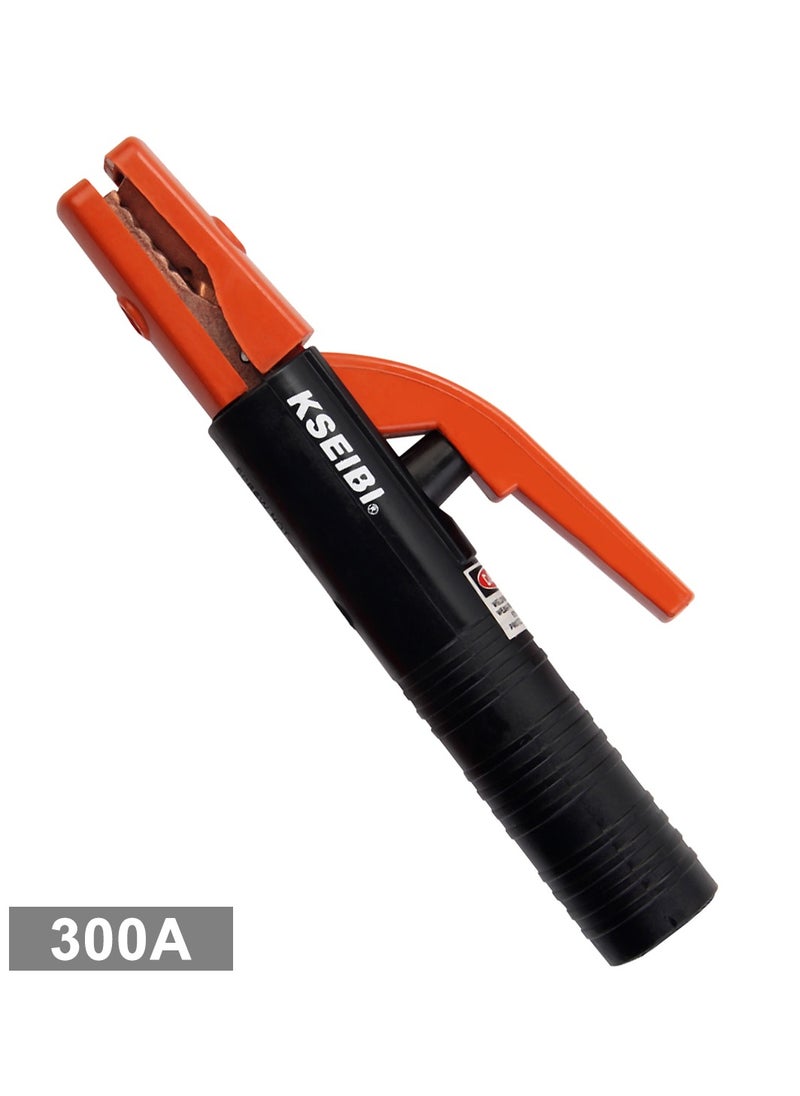 KSEIBI Electrode Holder with American Pattern 300A, Insulated Handle, Electrode Jaw Holding Plier Copper Clamp for Welding Applications, Construction, Fabrication, Automotive Repair and Metalworking.  - Image 2