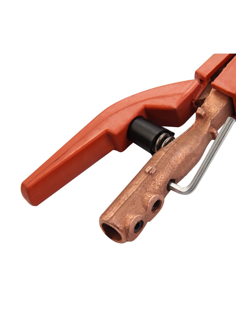 KSEIBI Electrode Holder with American Pattern 300A, Insulated Handle, Electrode Jaw Holding Plier Copper Clamp for Welding Applications, Construction, Fabrication, Automotive Repair and Metalworking.  - Image 3