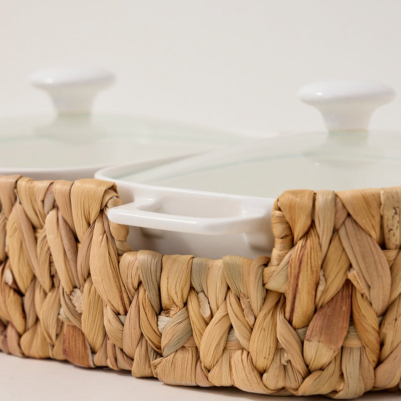 لا ميسا طبق تقديم مزدوج مع سخّان - Image 3