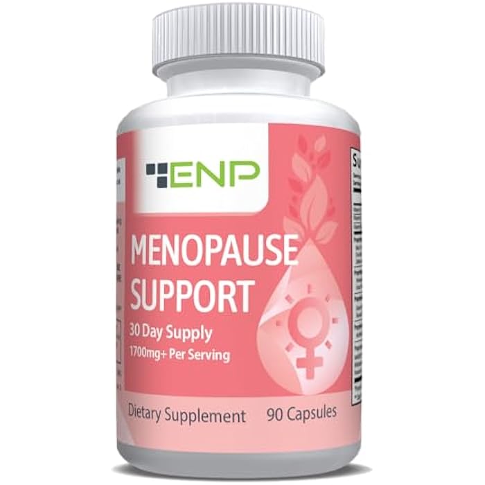 ENP Menopause Support for Women with Black Cohosh, Red Clover and Prebiotic Blend - Image 1