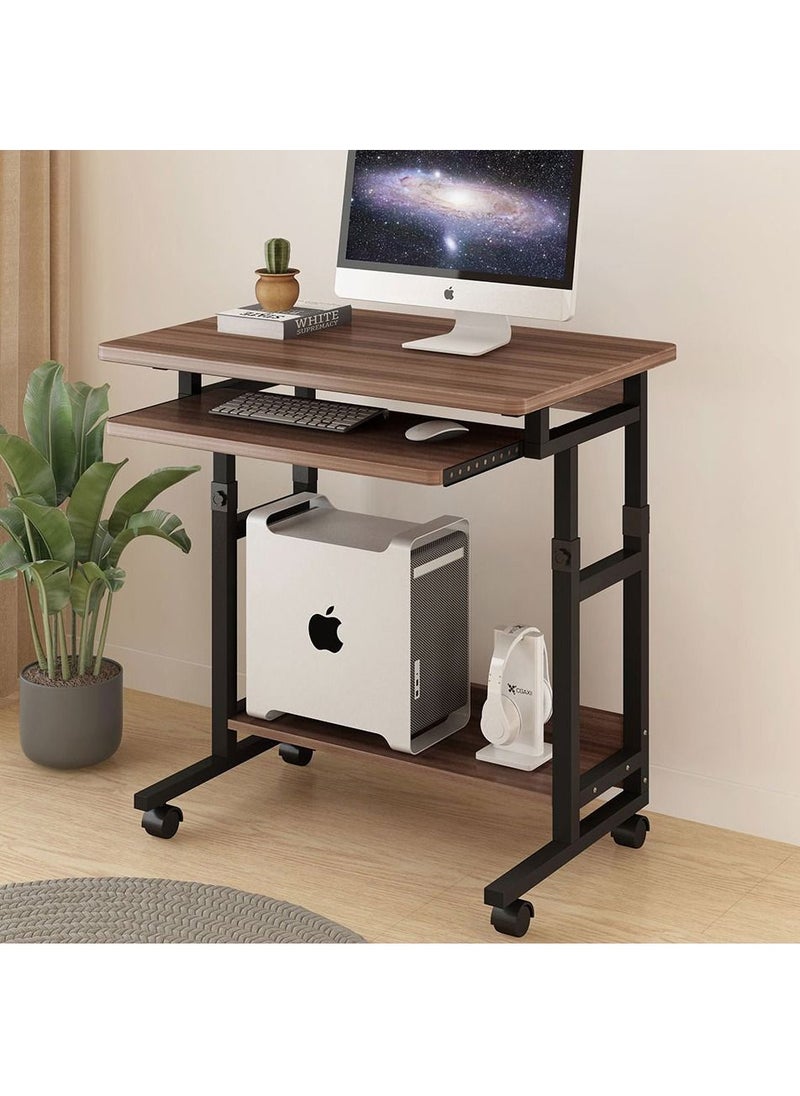 Generic Portable Desk for Sofa and Bed, Height Adjustable Standing Rolling Laptop Table  - Image 1
