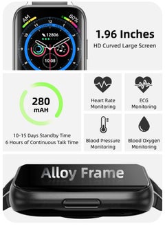 AROAQ 1.96" Curved Screen Smart Watch Men Women OD1 Smartwatch Sport Fitness Bracelet Waterproof Wrist Watches Men's Wristwatch Clock  - Image 5